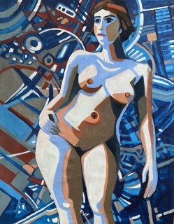Nu bleu - Abstractions récupérations