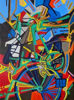 Le vieux vélo 2 - Abstractions récupérations