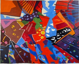 Elle avait un parasol - Abstractions récupérations