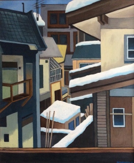 Jour de neige - Paysages